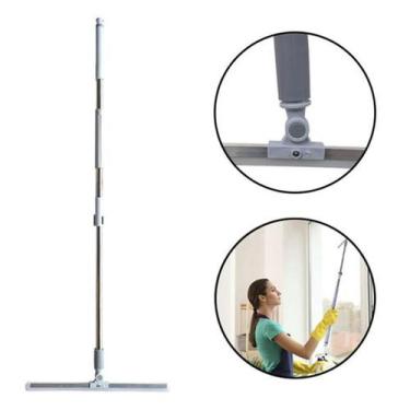 Imagem de Rodo Vassoura Silicone Multifuncional Cabo Extensor - GXM