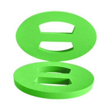 Imagem de Fenteer 2 peças de flutuador de mão para natação, prancha de natação leve e confortável, prancha flutuante para adultos e iniciantes, Verde