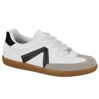 Imagem de Tênis Feminino Casual Vizzano Retro 1430.102 - Original (Branco/Preto, BR, Adulto, Numérico, 37)