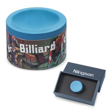 Imagem de NINGSON Giz circular – Giz de piscina redondo para cobertura precisa da ponta do taco, aplicação suave, baixo resíduo, serve em suportes de giz, acessórios de bilhar para jogadores profissionais e