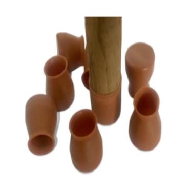 Imagem de Pé Palito 20Mm A 25Mm Em Silicone Cadeira Mesa Protetor 8Pçs - Geoprot