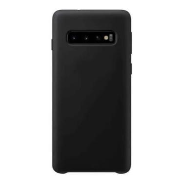 Imagem de Capa Capinha Case Silicone Aveludada Samsung Galaxy S10+plus, Preto