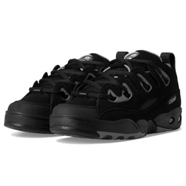 Imagem de Osiris Tênis de skate masculino D3 E, Preto/cinza/preto, 40