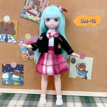 Imagem de Boneca BJD Em Escala 1/6 De 30cm Com 23 Juntas Removíveis, Olhos 3D, V