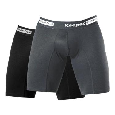 Imagem de 2X 2 Cuecas Anti Assadura Esportiva Corrida Treino Caminhada