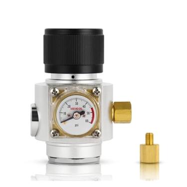 Imagem de Fabricação caseira de cerveja Barb/Thread Brewing Co2 Charger with Unique Relief Pressure Hole,Beer Keg Soda Cylinder Gas Charging Regulatr Acessórios para vinho(For Co2 Cartridge)