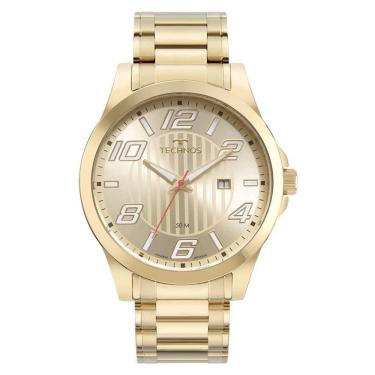 Imagem de Relógio Technos Masculino Ref: 2115Ncf/1D Racer Dourado