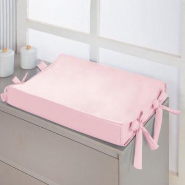 Imagem de Trocador Mini Anatomico De Comoda Para Bebe - AVM Enxovais, Rosa