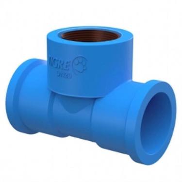 Imagem de Tê de Redução Soldável com Bucha de Latão 90° Graus 25x1/2"" - 35308369 - TIGRE