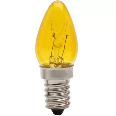 Imagem de Lâmpada Chupeta 7 Watts 127 Volts Âmbar - 8495 - BRASFORT