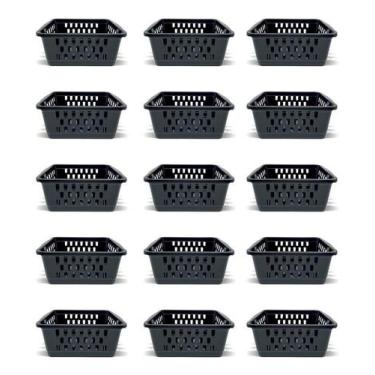 Imagem de 12 Cestinhas Organizadoras Pequenas Para Armários E Gavetas - Ercaplas