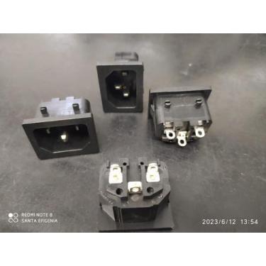 Imagem de 2x Conector Tripolar Para Fonte Tu-301 10amp 250v Tecx