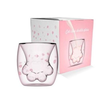 Imagem de Xícara Copo da Pata do Gato de Vidro.