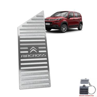 Imagem de Descanso De Pé Citroen Aircross 2017 Até 2019 Aço Inox