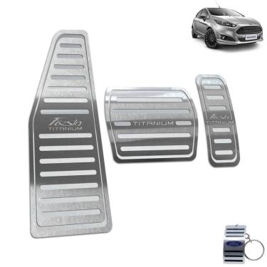 Imagem de Pedaleira Auto Descanso New Fiesta Titanium 2014 2019 Prata