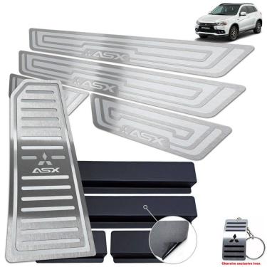 Imagem de Soleiras Com Descanso De Pé Asx 2018/2020 Prata Alto Relevo