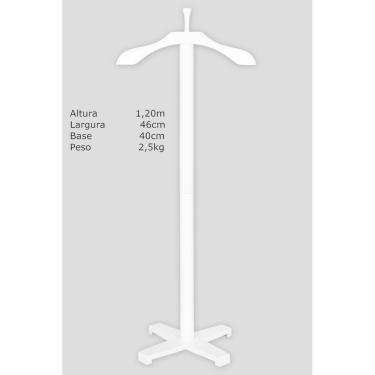 Imagem de Mancebo Cabideiro De Chão Fidalgo Branco