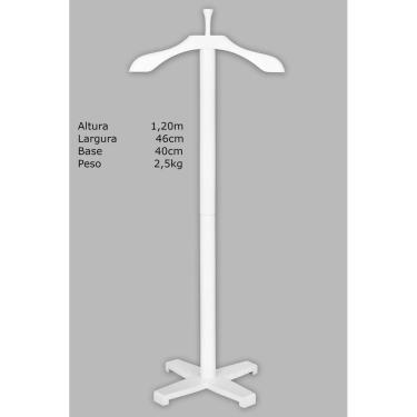 Imagem de Mancebo Cabideiro De Chão Fidalgo Branco