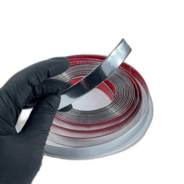 Imagem de Fita Metalizada Autocolante Revestimento Decorativo 1 Metro