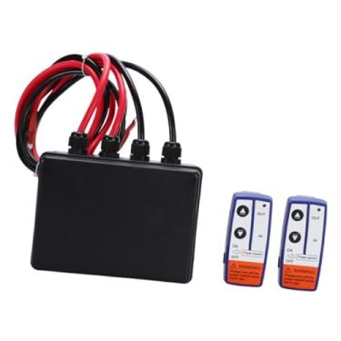 Imagem de JicSuXi Caixa de controle de guincho 250A DV12V, acessórios para guindaste de carro com controle remoto, bobina de cobre para motos de neve, ATV, UTV,