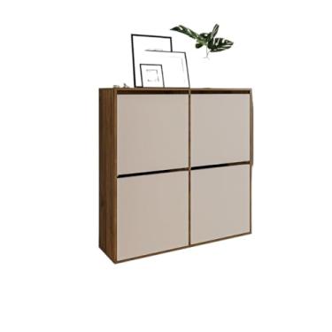 Imagem de Sapateira 4 Portas Suspensa Portas Basculantes Para Casa Organizadora(maeirado off)