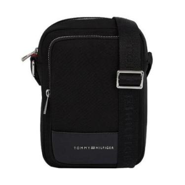 Imagem de Bolsa Tranversal Tommy Hilfiger Mini Reporter Business Kaki-Unissex