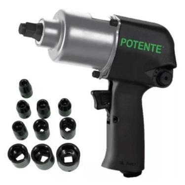 Imagem de Chave de impacto pneumatica 1/2 780 maleta com soquetes - Potente Bras