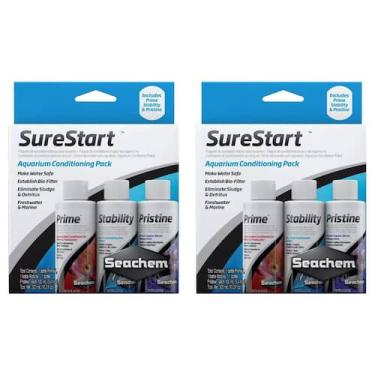Imagem de 2 Kits Sure Start Pack 3-100ml - Seachem