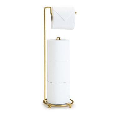 Imagem de Porta Rolo De Papel Higiênico Dourado Fosco 3224 Arthi