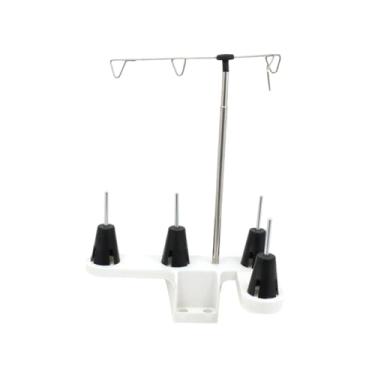 Imagem de Colaxi Organizador de suporte de carretel de linha para máquina de costura estável para iniciantes e adultos Suporte de linha para dispositivos