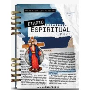 Imagem de Livro Diário Espiritual 2026 Manzotti Capa Jovem - EDITORA EVANGELIZAR