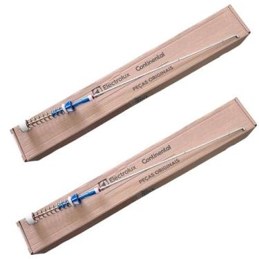Imagem de Kit 2 Suspensão Mola Amarela Lavadora Electrolux LEC14 LED13