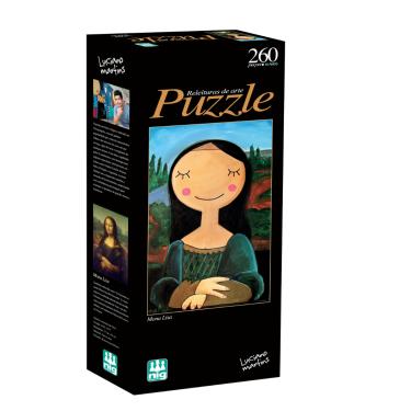 Imagem de Quebra-Cabeça Mona Lisa 260 Peças - Nig Brinquedos