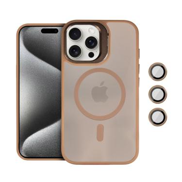Imagem de Capa case capinha para iPhone 15 Pro Max - MagSafe Titanium Desert - Gshield