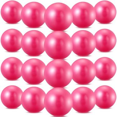 Imagem de Sotiff 20 minibolas de ioga para exercícios de 22 cm para exercícios de pilates para treinamento de barra de estabilidade, alongamento, postura física, treino, academia, exercícios físicos com tubo de