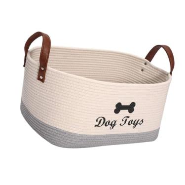 Imagem de Stgfyxgs Cesta Grande, Dobrável, Multifuncional E Fácil de Limpar para Guardar Brinquedos E Acessórios para Cães