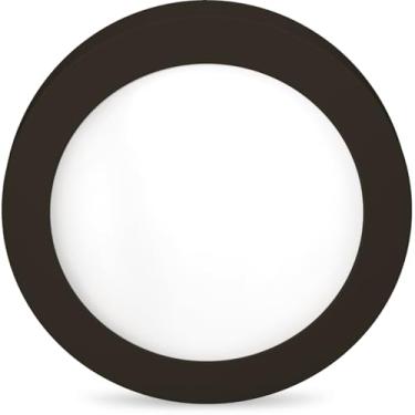 Imagem de Luminária Led Sobrepor, Elgin, 18 W, 6500 K, Redonda, Preta