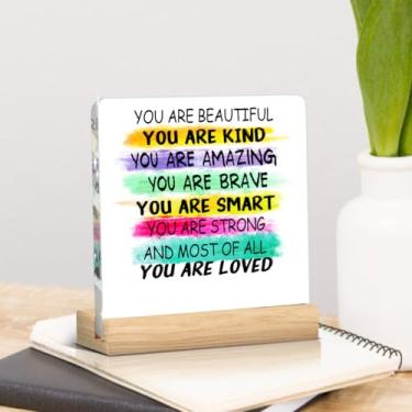 Imagem de Presentes motivacionais inspiradores presentes cristãos para mulheres oração homens saúde mental edificante escritório religioso decoração de casa decoração de mesa placa de acrílico placa decorativa