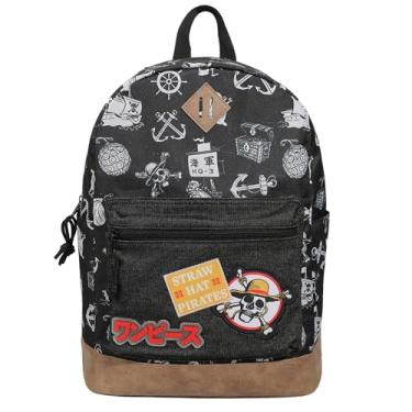 Imagem de Mochila preta One Piece Live Action Icons 28 cm