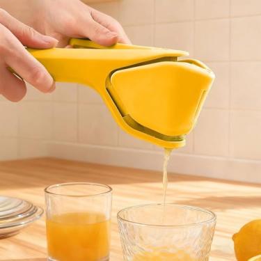Imagem de Espremedor de limão manual portátil, espremedor de laranja dobrável, fácil de usar e limpar, espremedor cítrico compacto e eficiente para casa e viagens