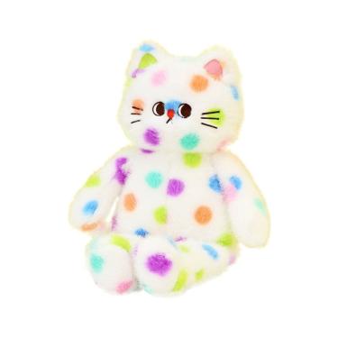 Imagem de Brinquedo de pelúcia colorido de bolinhas, gato de pelúcia, gatinho de pelúcia, 60 cm