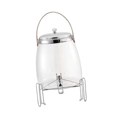 Imagem de Llazsybz Distribuidor de Bebidas, Recipiente para Bebidas Líquidas de Geladeira, com E Filtro, Jarra de E água Fria para Camping, M