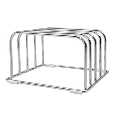 Imagem de Baoblaze Suporte para tábua de corte, porta-utensílios de cozinha, organizador para assadeiras, formas e tampas de panelas.