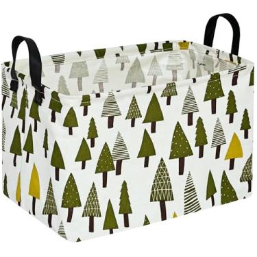 Imagem de VAIVUSTO Cestas de armazenamento de presentes para bebês, cesto de roupa infantil, cesto organizador dobrável para casa/dormitório/cozinha/animal de estimação/escritório/armário/prateleira