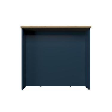 Imagem de Bancada Ilha Cozinha PH 3068 Évora 120cm Azul/Carvalho Nature - Herval