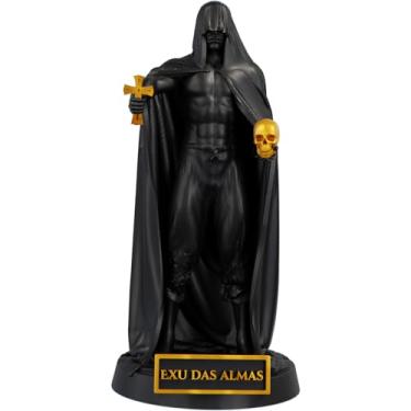 Imagem de Estátua Exu das Almas Umbanda Candomblé (Cor Aurum Noctis)