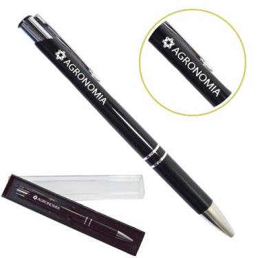 Imagem de Caneta Personalizada Cursos Metal Profissional Coloridas Agronomia - o