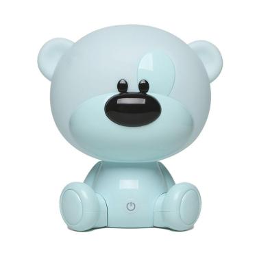Imagem de Luminária De Mesa Infantil Taschibra Led Abajur Ursinho Pipo 3w Usb Luz Quente 3000k