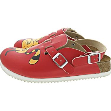 Imagem de Birkenstock Tamancos e mulas femininas, tamanho 43 estreito, Gato vermelho, 6-6.5