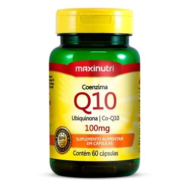 Imagem de Coenzima Q10 100mg Maxinutri 60 Cápsulas